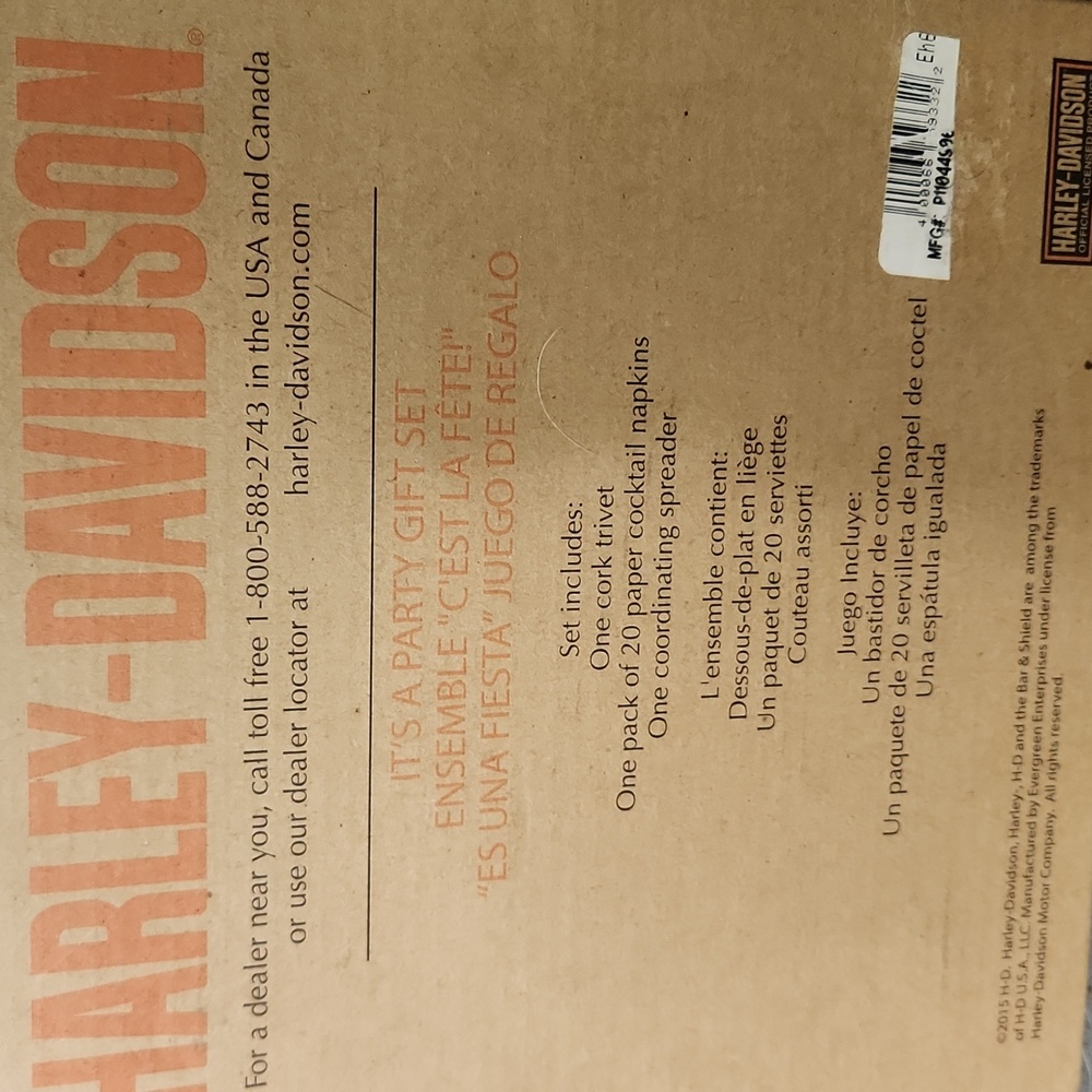 Harley-Davidson Party Gift Set. - Picture 3 of 6